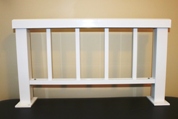 Aluminum picket deck railing system